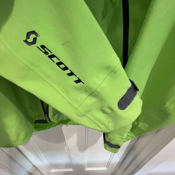 Men's L Lime Green Scott Softshell Ski Jacket - Picture 7 of 8